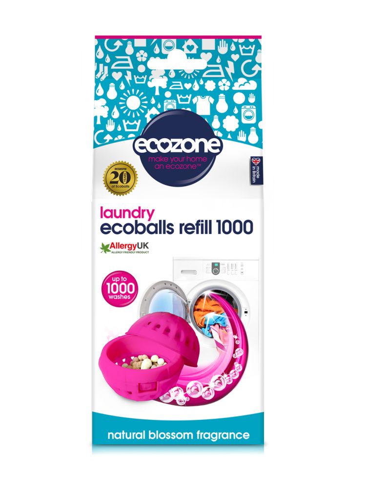 Ecozone Ecoballs 1000 praní květinová vůně náhradní náplň 1 ks Ecozone