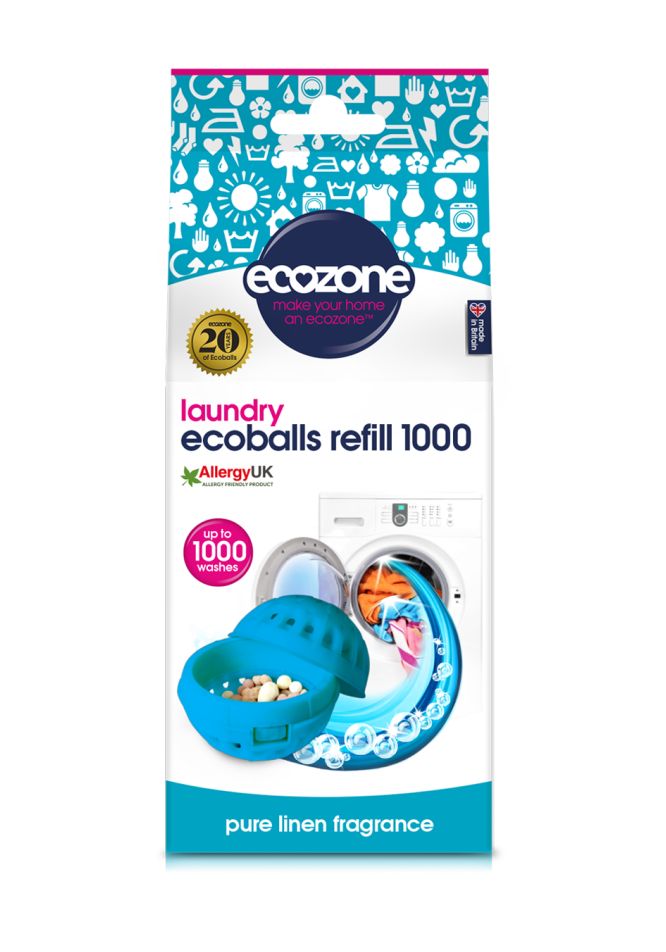 Ecozone Ecoballs 1000 praní pure náhradní náplň 1 ks Ecozone
