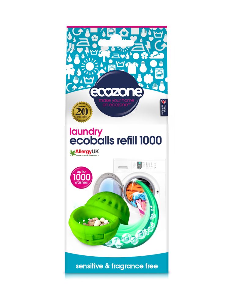 Ecozone Ecoballs 1000 praní sensitive náhradní náplň 1 ks Ecozone