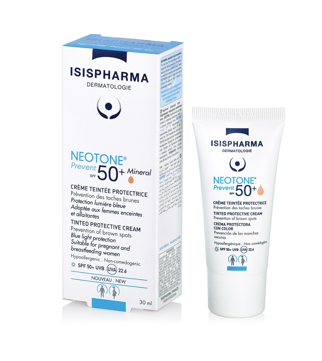 ISISPHARMA NEOTONE Prevent SPF50+ tónovaný krém proti pigmentovým skvrnám 30 ml ISISPHARMA