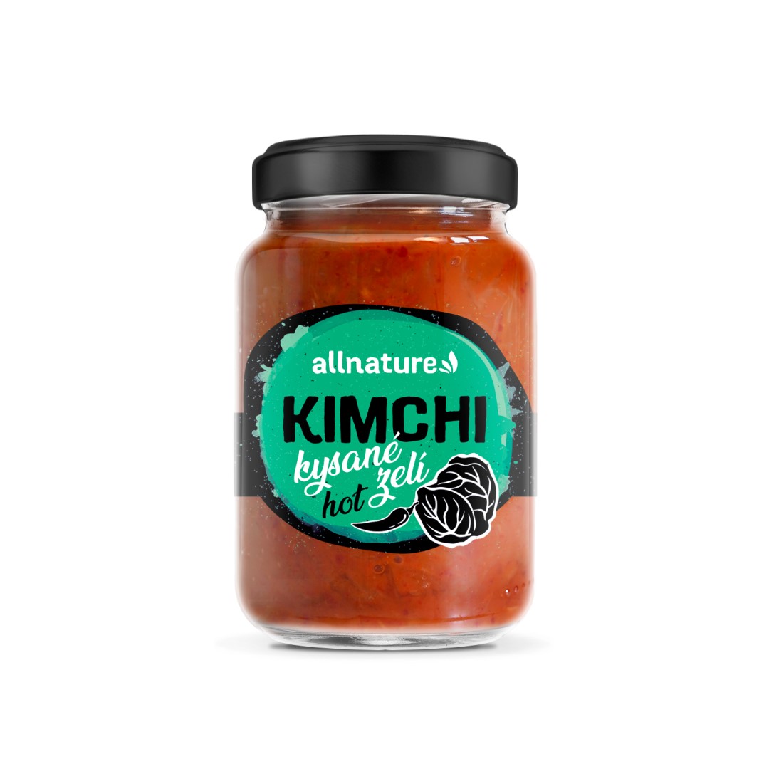 Allnature Kimchi s kysaným zelím hot 300 g Allnature