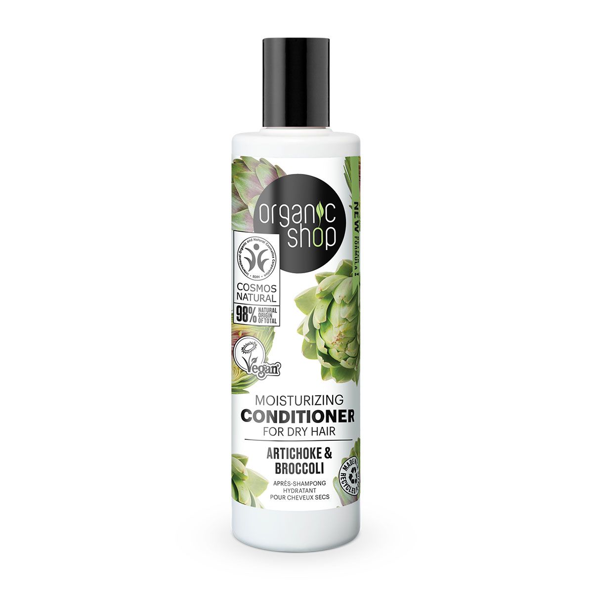 Organic Shop Hydratační kondicionér na suché vlasy Artyčok a brokolice 280 ml Organic Shop