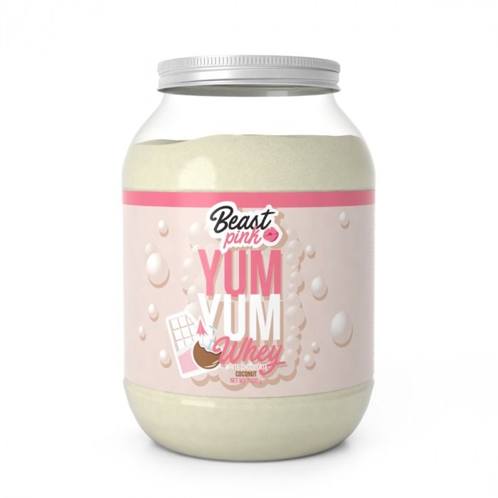 BeastPink Yum Yum Whey Protein white chocolate coconut 1000 g BeastPink