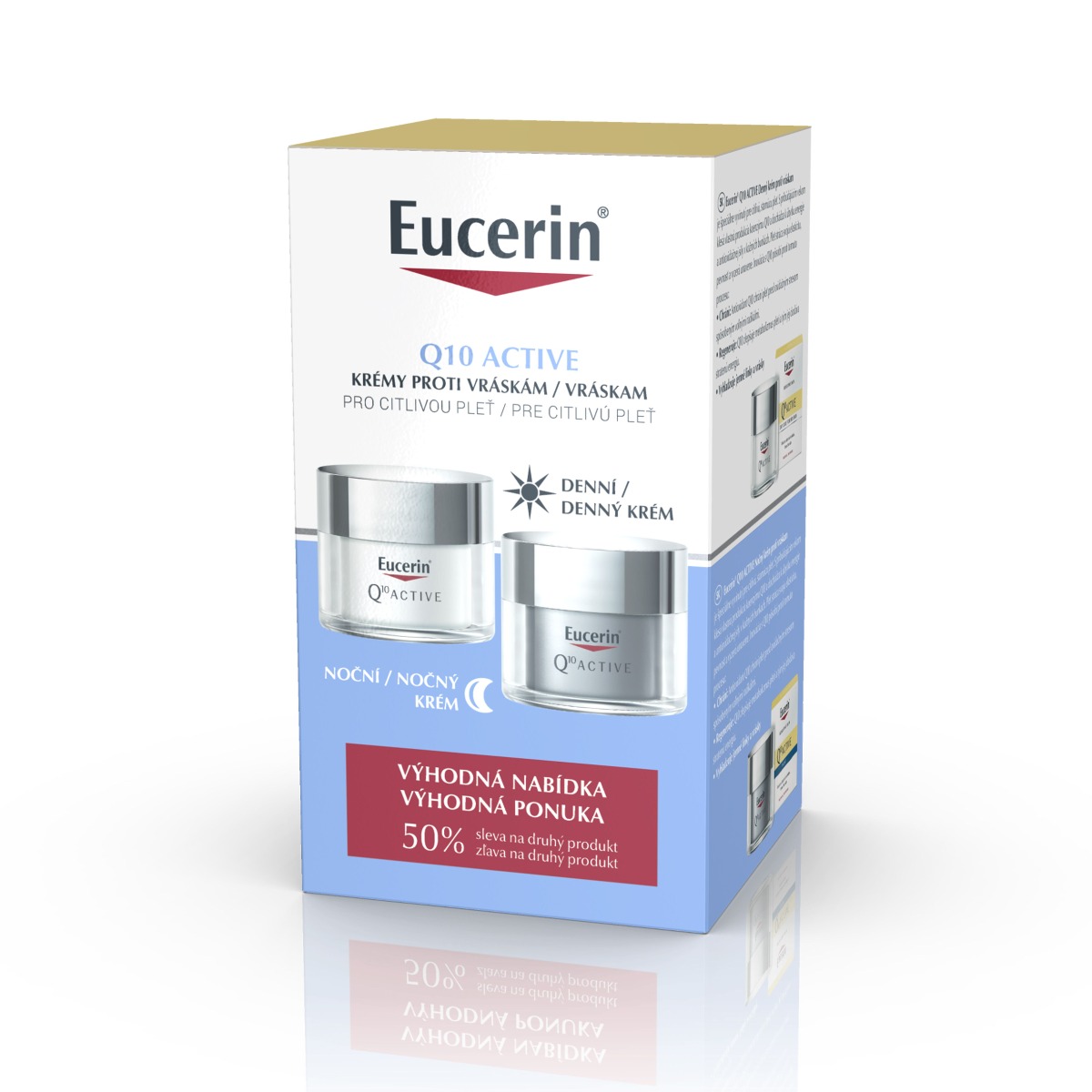 Eucerin Q10 active duopack denní + noční krém Eucerin