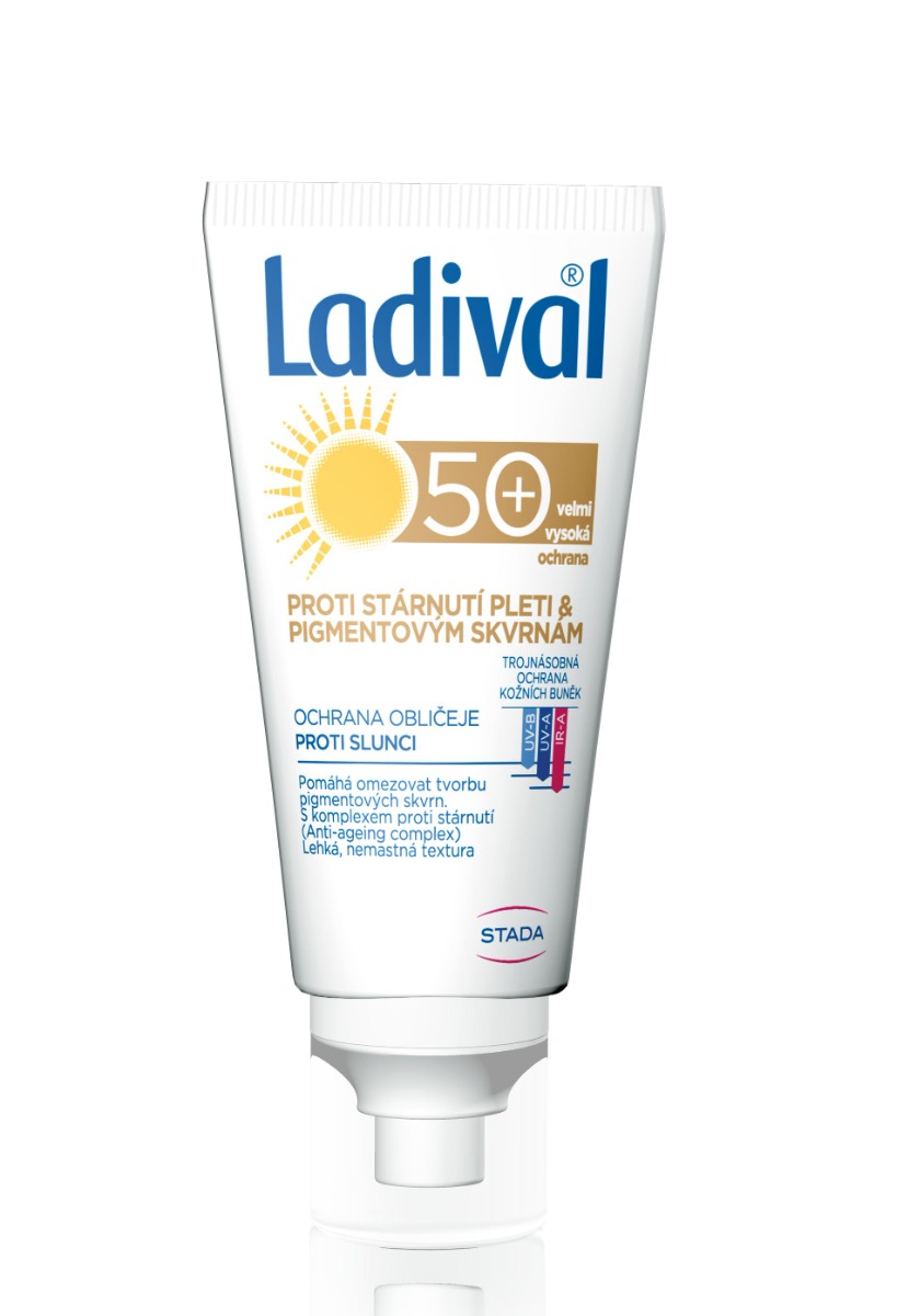 Ladival Proti stárnutí pleti a pigmentovým skvrnám OF50+ 50 ml Ladival