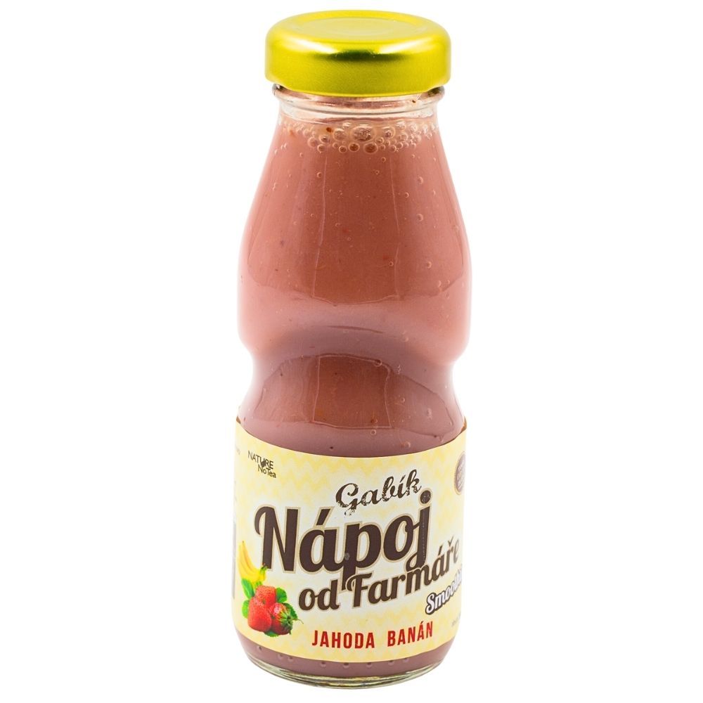 Nature Notea Gabík Nápoj od farmáře Jahoda a banán 200 ml Nature Notea