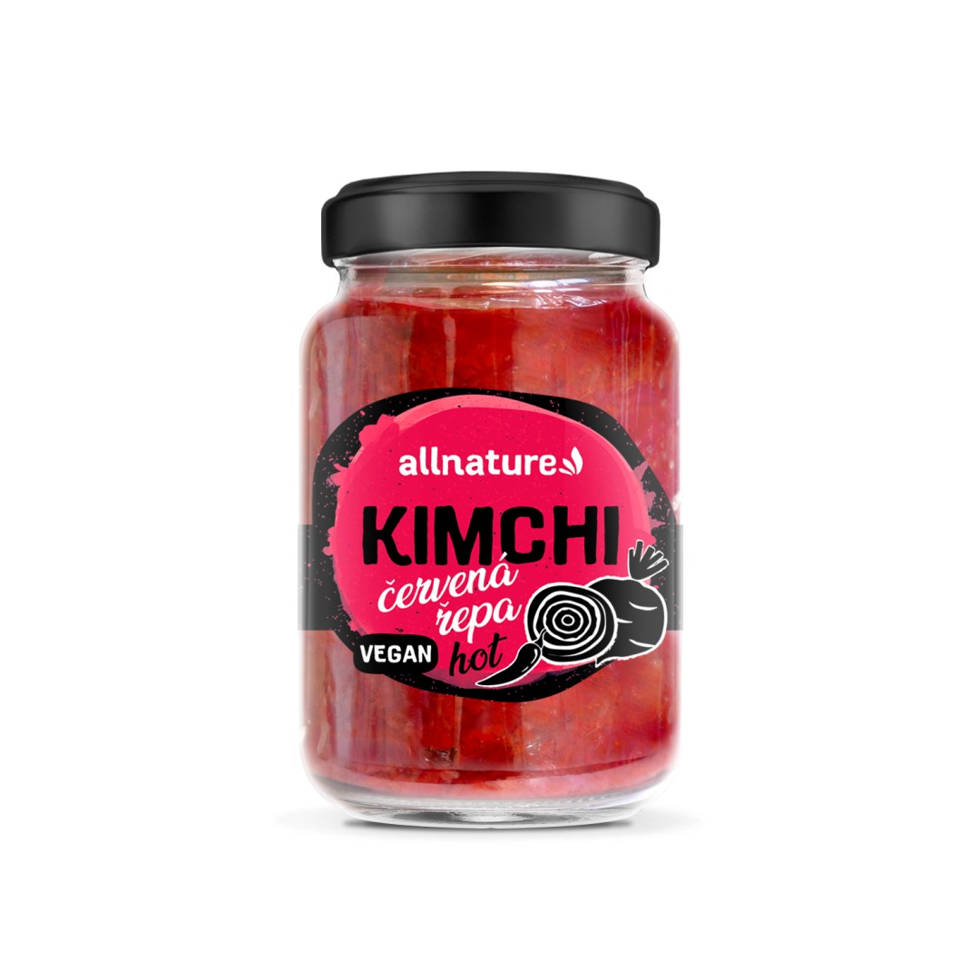 Allnature Kimchi s červenou řepou hot 300 g Allnature