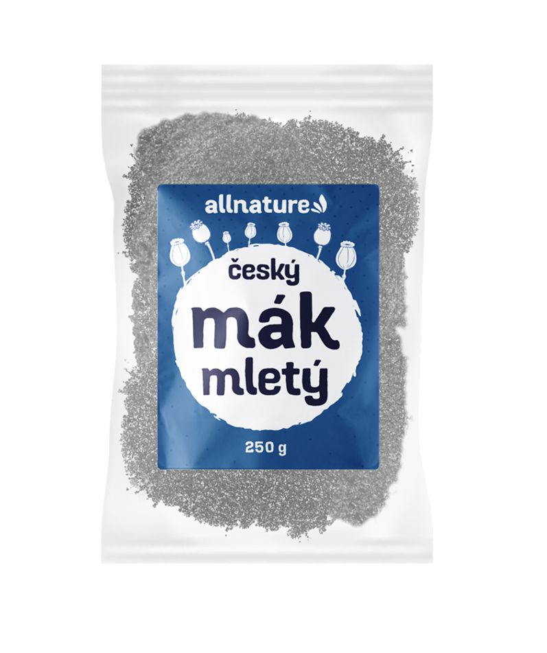 Allnature Mák mletý 250 g Allnature