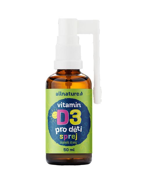 Allnature Vitamin D3 pro děti sprej 50 ml Allnature