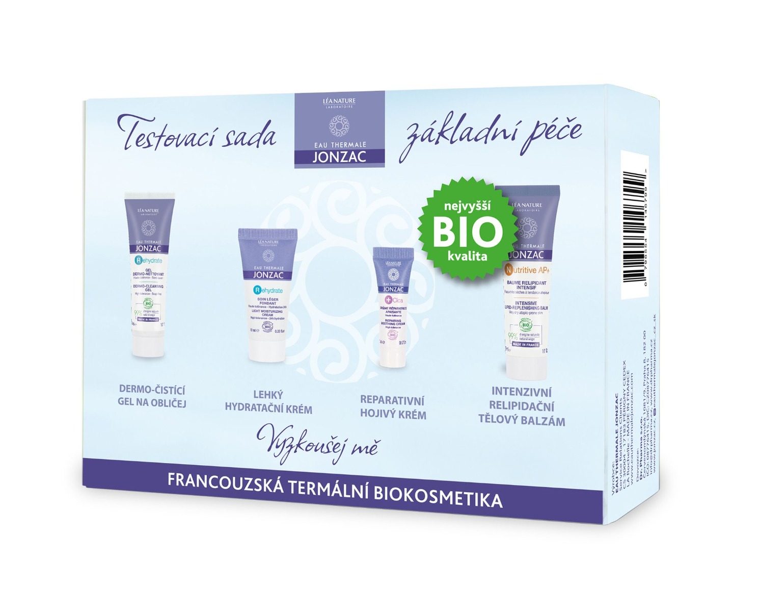 JONZAC Eau Thermale BIO testovací sada JONZAC