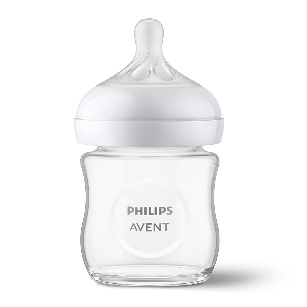 Philips Avent Natural Response Láhev skleněná 0m+ 120 ml Philips Avent