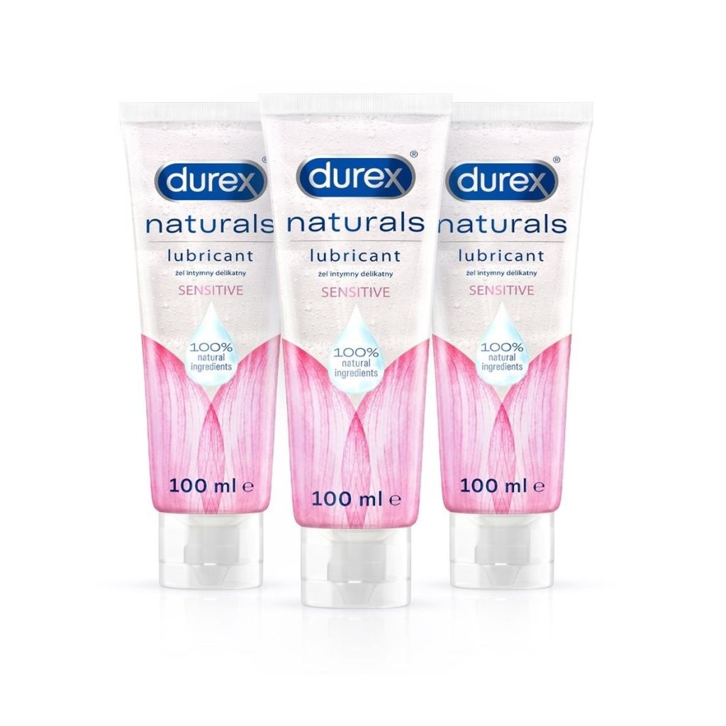 Durex Naturals Sensitive intimní gel 100 ml 2+1 Durex