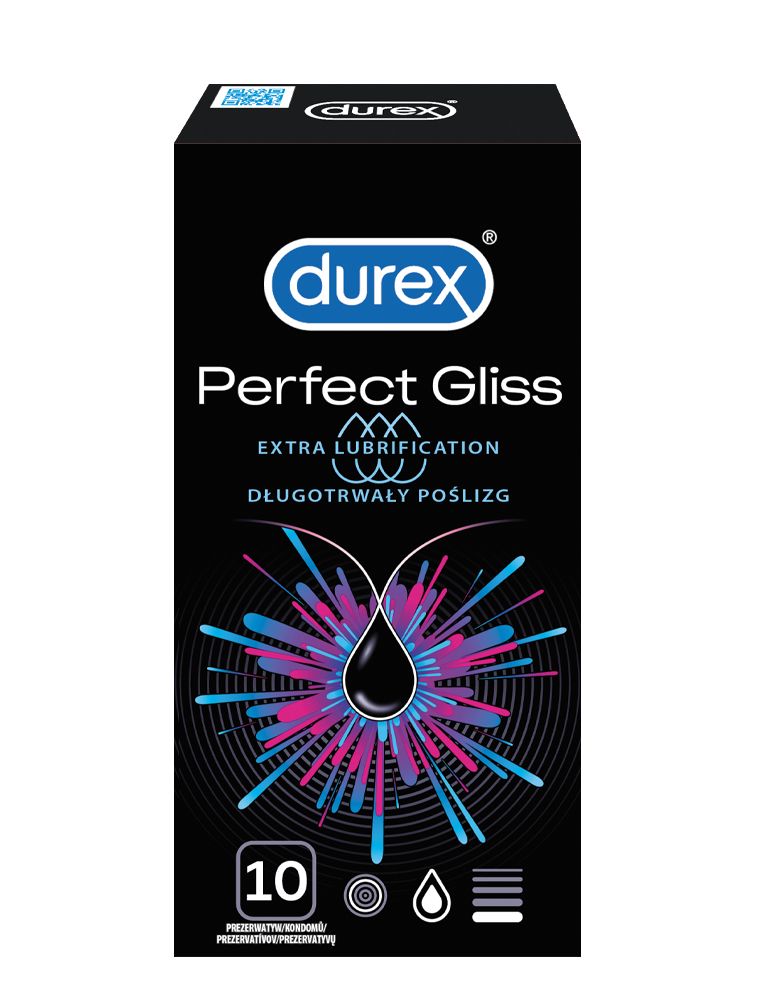 Durex Perfect Gliss kondomy 10 ks Durex