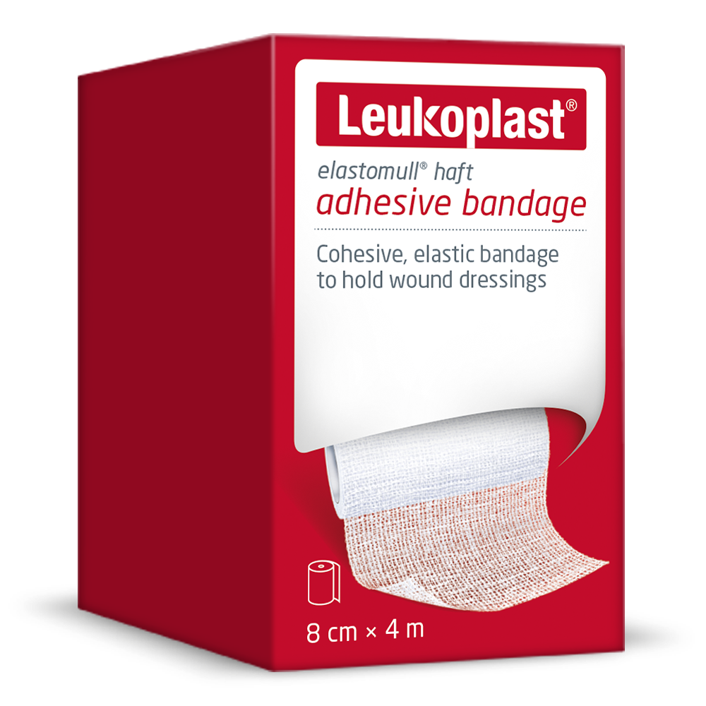 Leukoplast Elastomull haft 8 cm x 4 m elastické obinadlo 1 ks Leukoplast