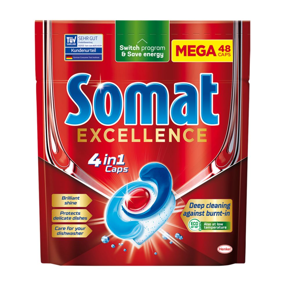 Somat Tablety do myčky Excellence 4v1 48 ks Somat