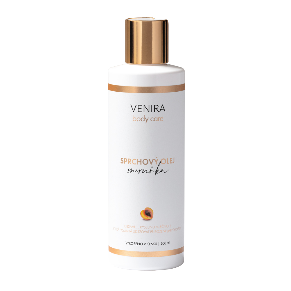 Venira Sprchový olej meruňka 200 ml Venira