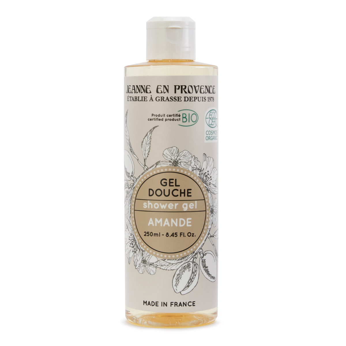 Jeanne en Provence BIO Sprchový gel Mandle 250 ml Jeanne en Provence