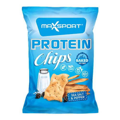 Max Sport Protein chips egejská sůl 45 g Max Sport