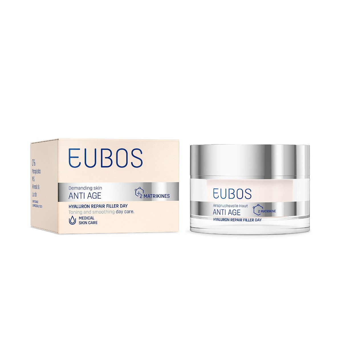 EUBOS Anti Age Hyaluron Repair&Filler denní krém 50 ml EUBOS