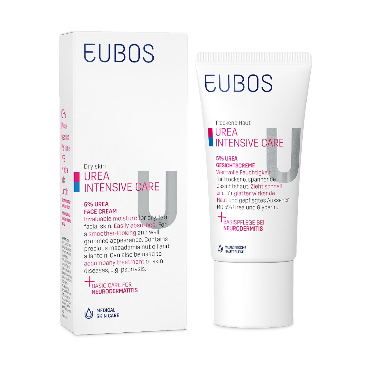 EUBOS Urea 5% krém na obličej 50 ml EUBOS