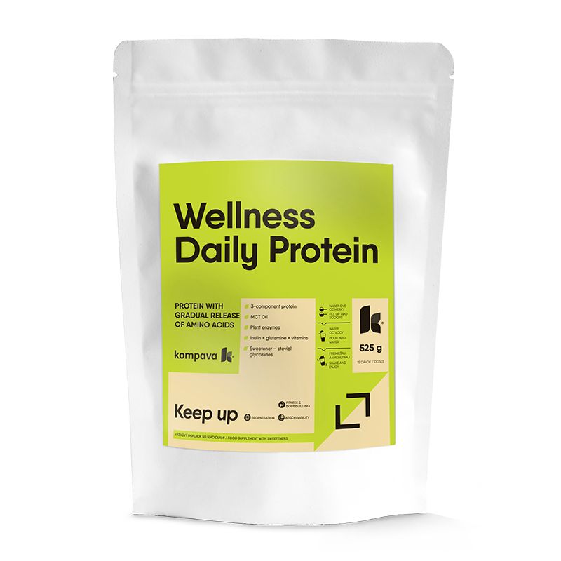 KOMPAVA Wellness Daily Protein kokos-čokoláda 525 g KOMPAVA