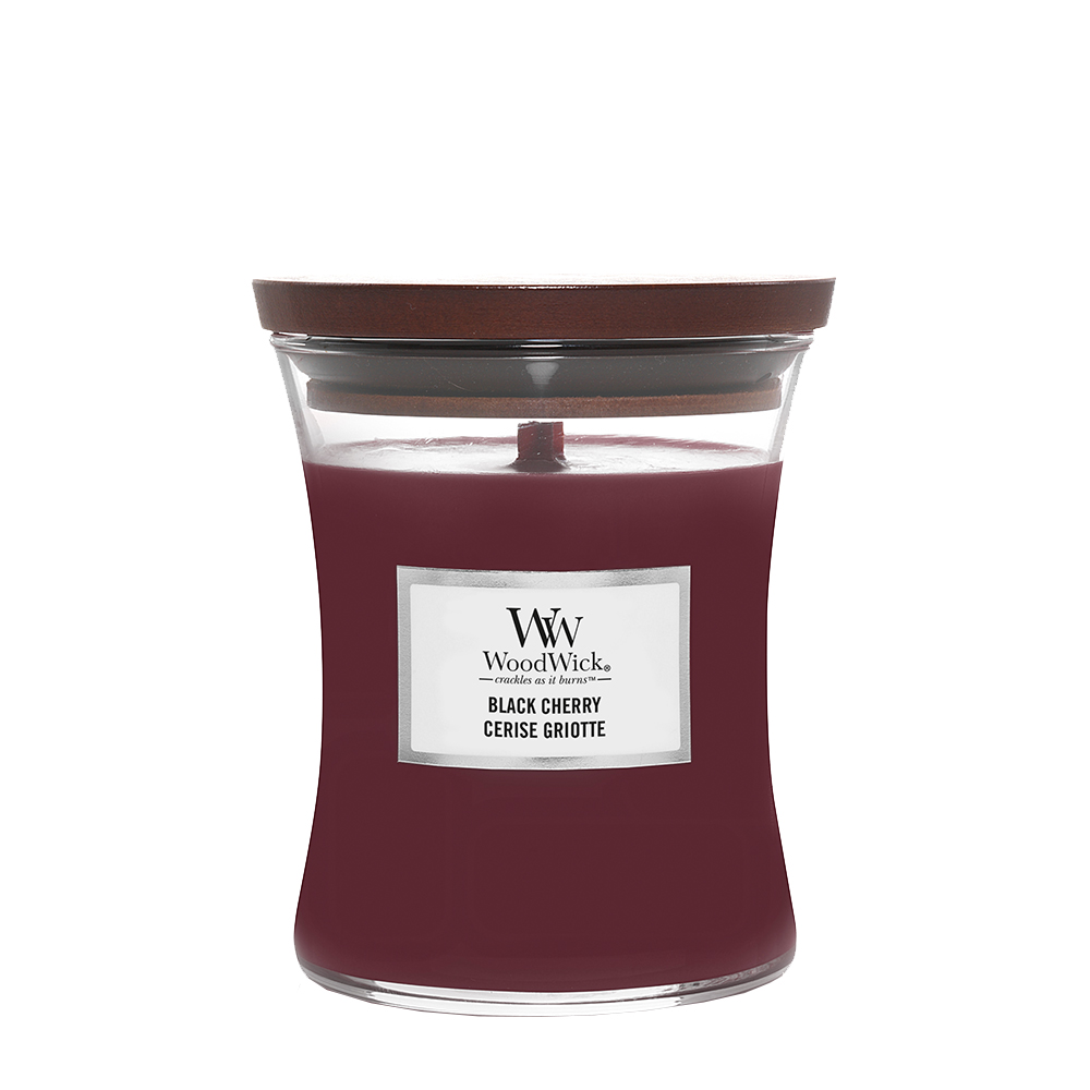 Wood Wick Vonná svíčka Black Cherry 275 g Wood Wick