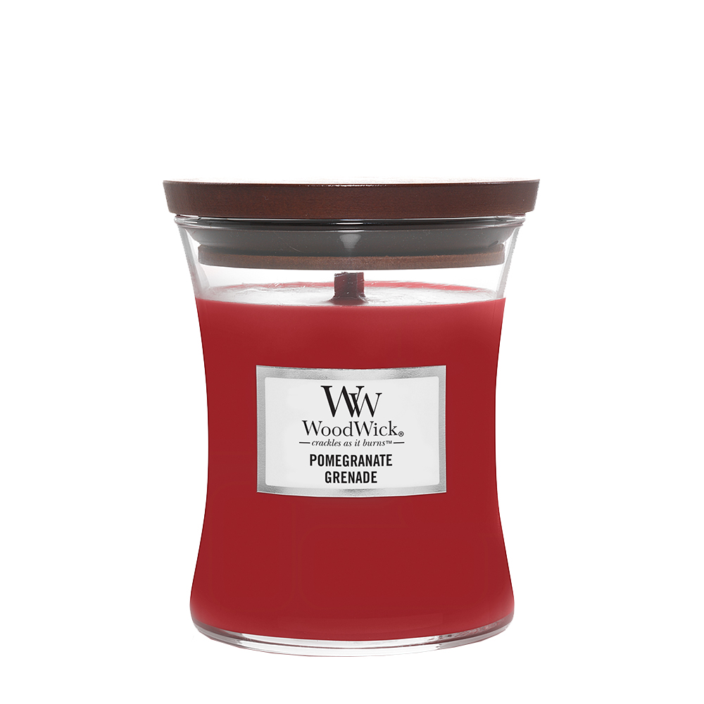 Wood Wick Vonná svíčka Pomegranate 275 g Wood Wick