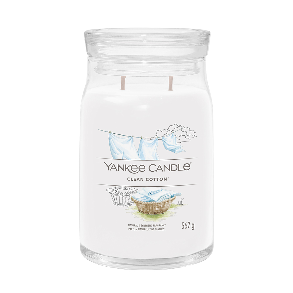 Yankee Candle Vonná svíčka Clean Cotton 567 g Yankee Candle