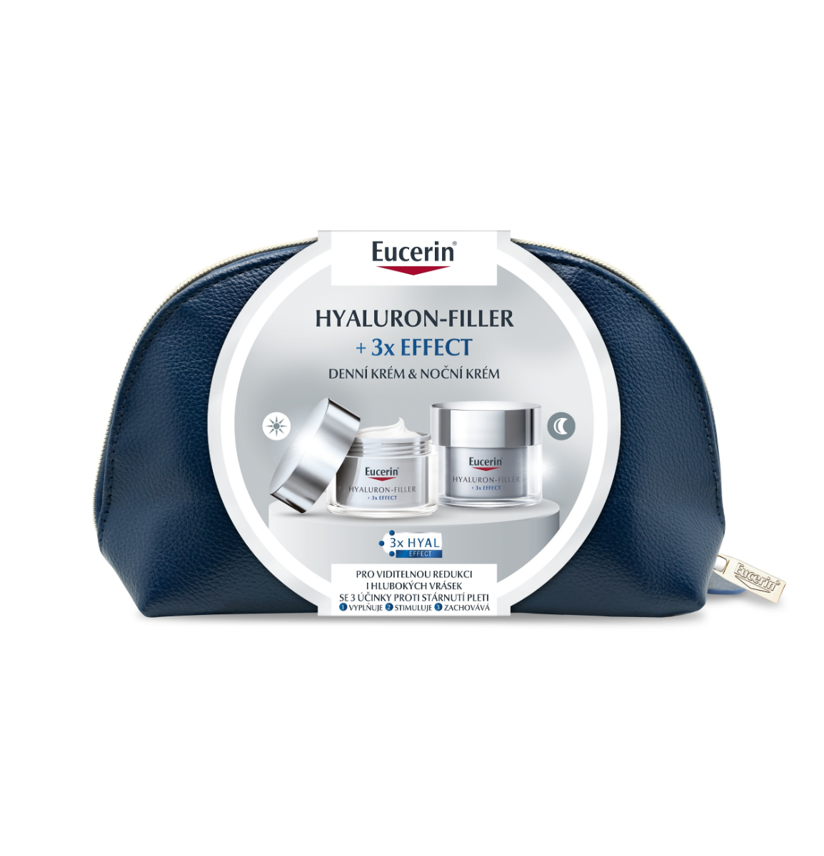 Eucerin Hyaluron-Filler + 3x Effect vánoční kazeta 2023 Eucerin