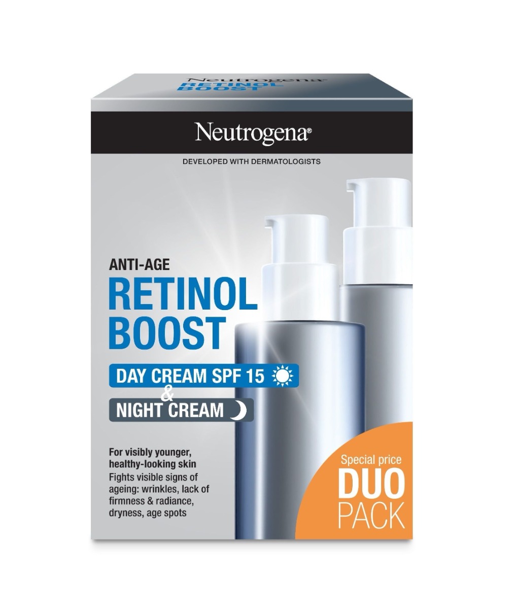 Neutrogena Retinol Boost DuoPack denní + noční krém 2x50 ml Neutrogena