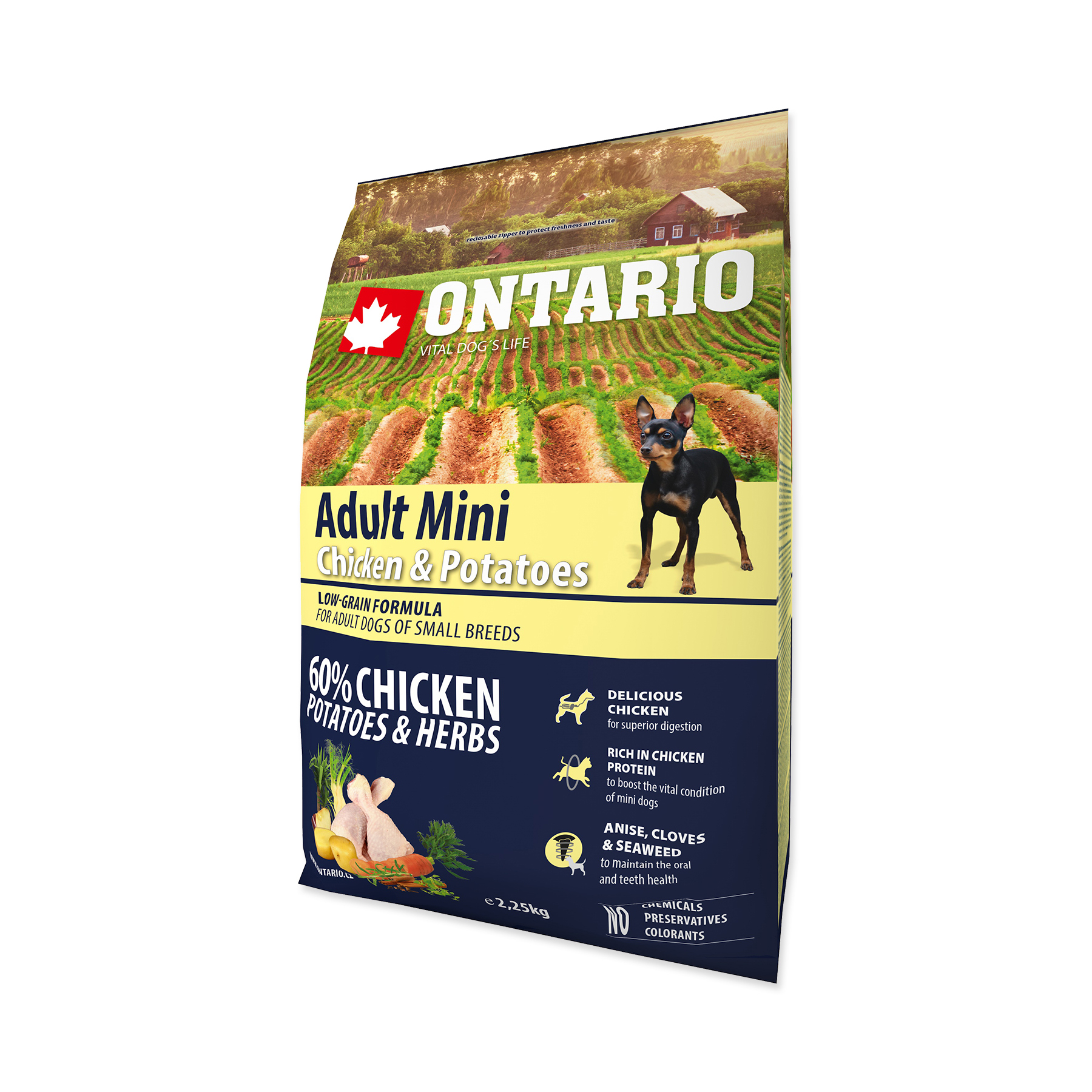 Ontario Adult Mini Chicken & Potatoes granule 2