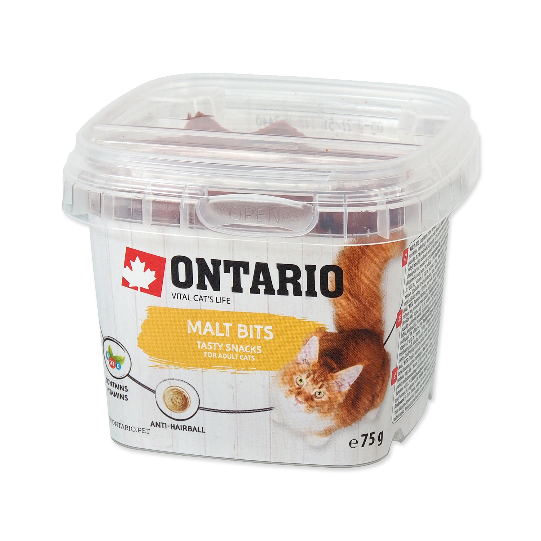 Ontario Polštářky s malt pastou 75 g Ontario