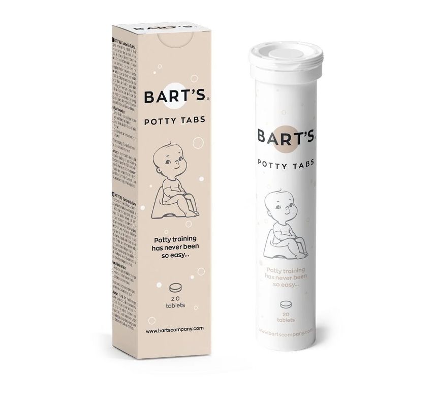 BART´S POTTY TABS Šumivé tablety do nočníku 20 ks BART´S POTTY TABS