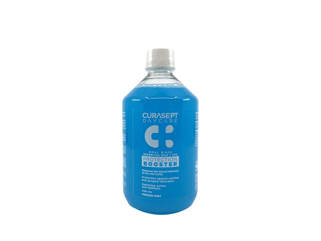 CURASEPT Daycare Booster Frozen Mint ústní voda 500 ml CURASEPT