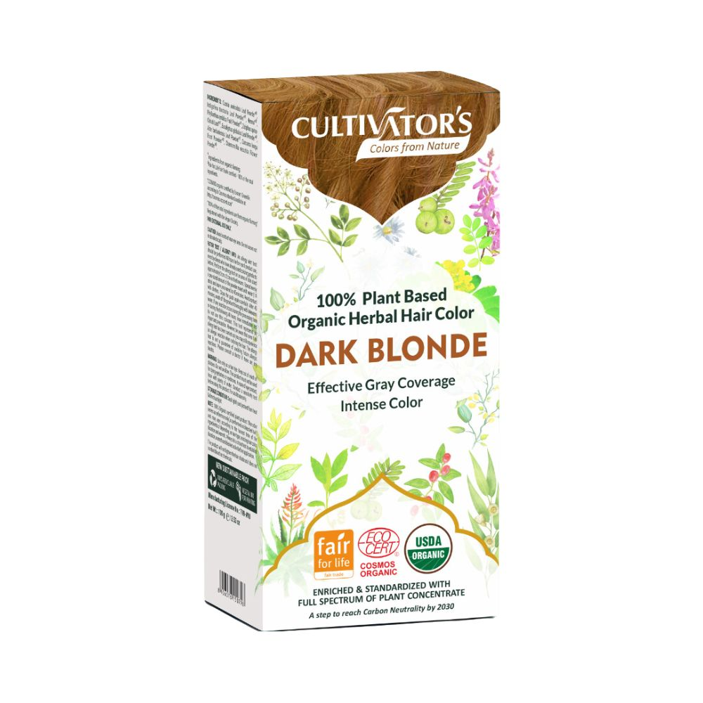 Cultivator Rostlinná barva na vlasy BIO 100 g tmavá blond Cultivator