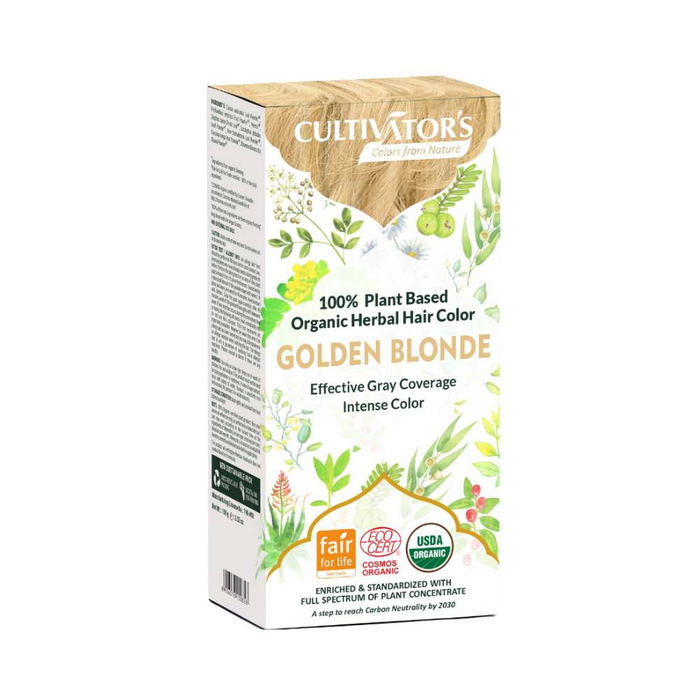 Cultivator Rostlinná barva na vlasy BIO 100 g zlatá blond Cultivator