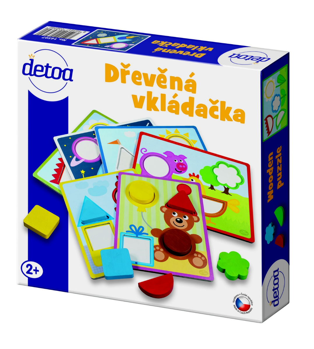 Detoa Dřevěná vkládačka 1 ks Detoa