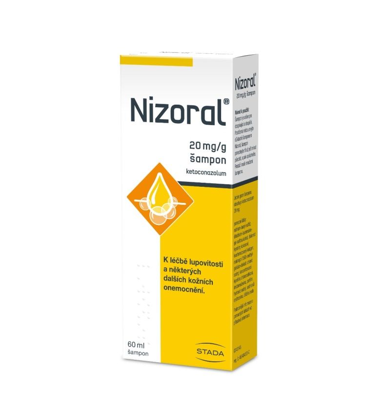 Nizoral 20 mg/g šampon 60 ml Nizoral