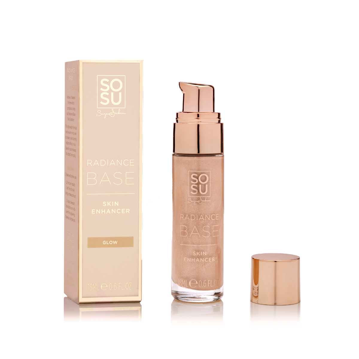 SOSU Cosmetics Radiance Base Rozjasňující podkladová báze pod make-up Glow 18 ml SOSU