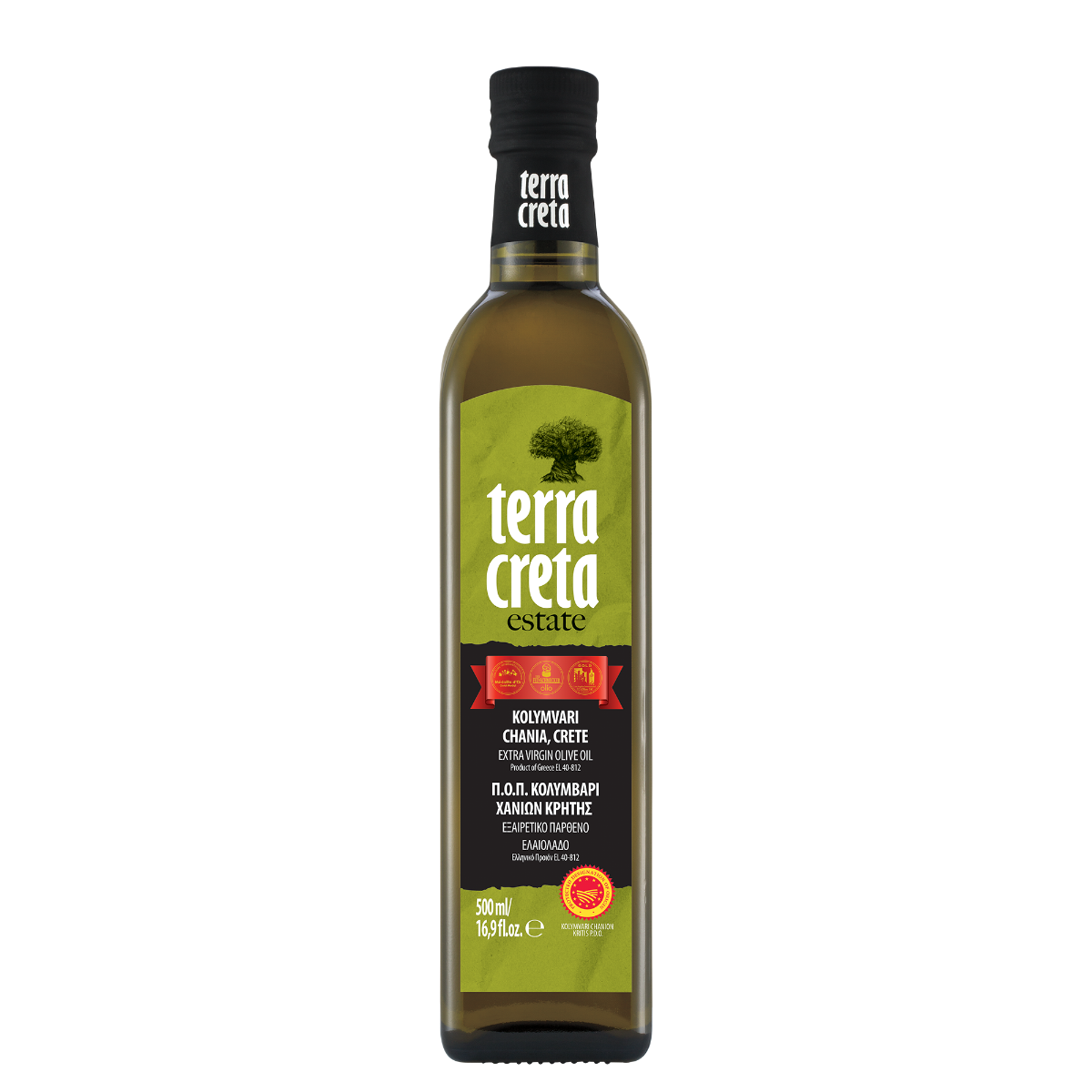 Terra Creta Estate Extra Virgin olivový olej Kolymvari 500 ml Terra Creta