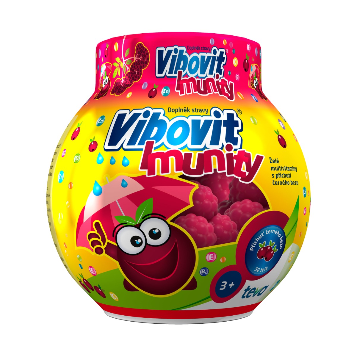 Vibovit Imunity želé multivitaminy 50 ks Vibovit