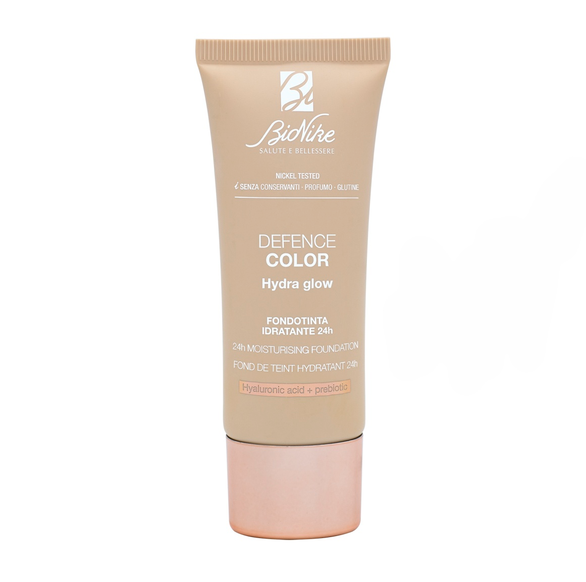 Bionike Defence color Hydra Glow 24h 105 Miel hydratační podkladová báze 30 ml Bionike