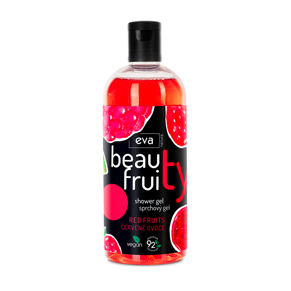 Eva Natura Beauty Fruity Sprchový gel Red 400 ml Eva Natura