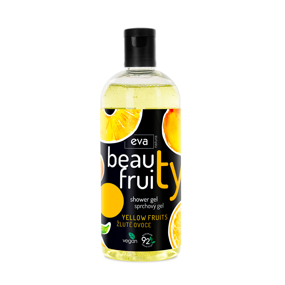 Eva Natura Beauty Fruity Sprchový gel Yellow 400 ml Eva Natura