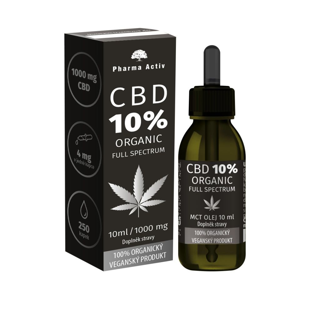 Pharma Activ CBD 10% ORGANIC 1000 mg Full Spectrum 10 ml Pharma Activ