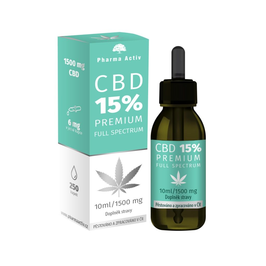 Pharma Activ CBD 15% PREMIUM 1500 mg Full Spectrum 10 ml Pharma Activ