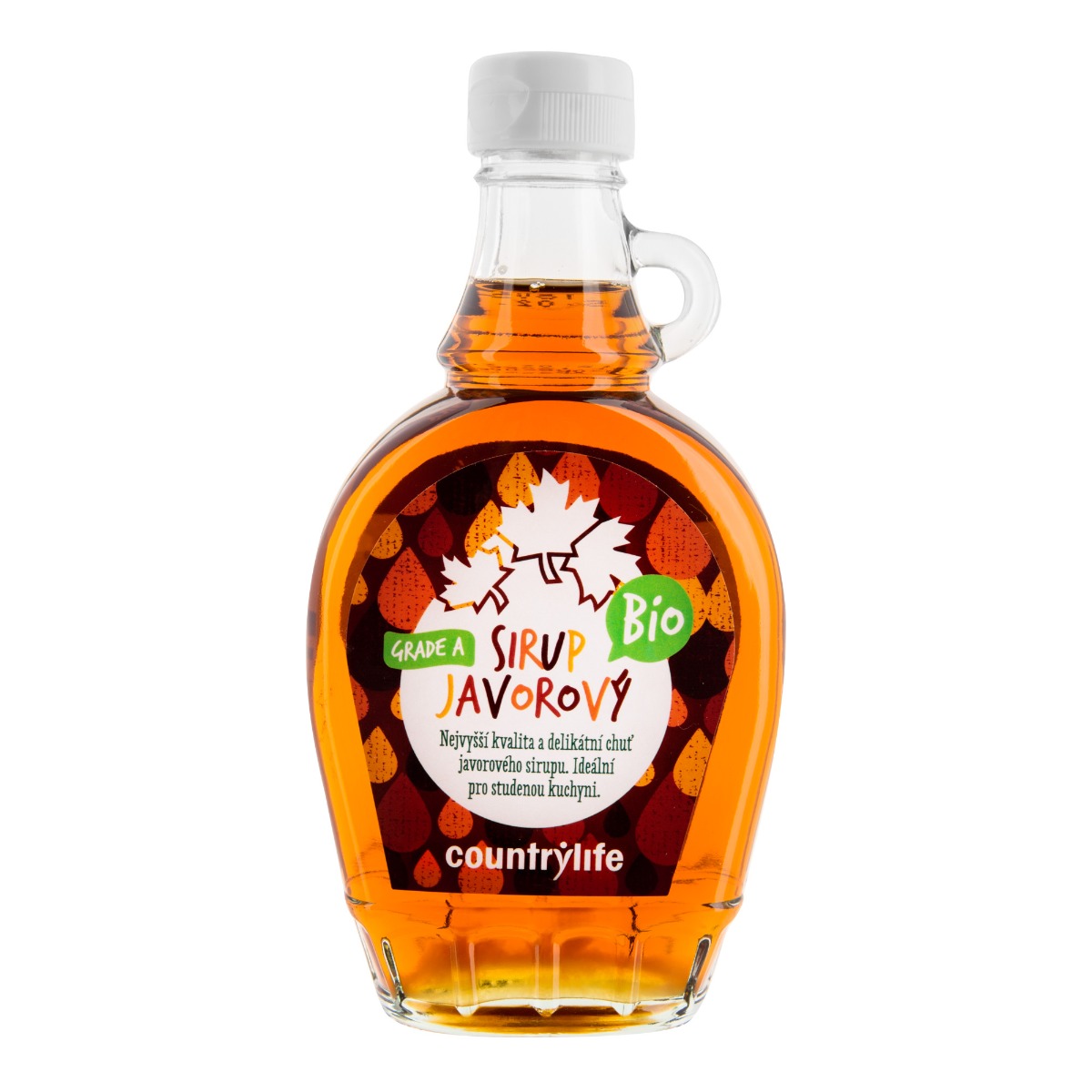 Country Life Sirup javorový Grade A BIO 250 ml Country Life