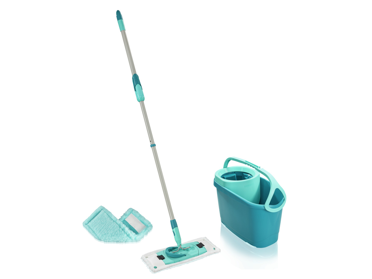 Leifheit Clean Twirt M Ergo (micro duo) + static plus mop + vědro Leifheit