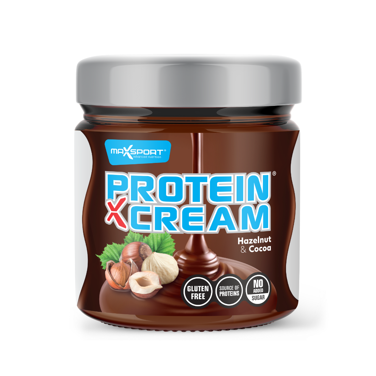 Max Sport Protein X-Cream oříšek a čokoláda 200 g Max Sport