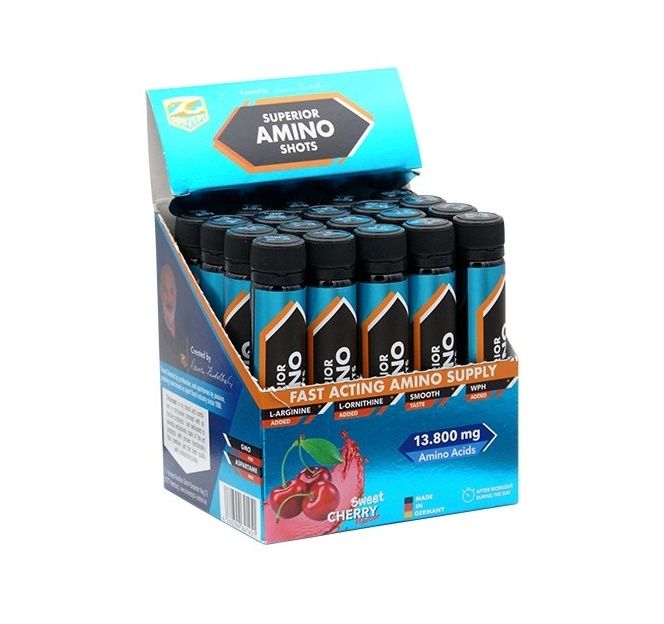 Z-KONZEPT Superior Amino Shots třešeň 20x25 ml Z-KONZEPT